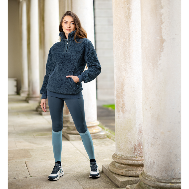 LeMieux Naomi Pull On Breeches - Petrol-3