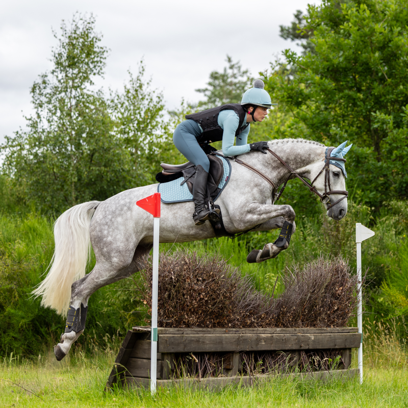 LeMieux Naomi Pull On Breeches - Petrol-4