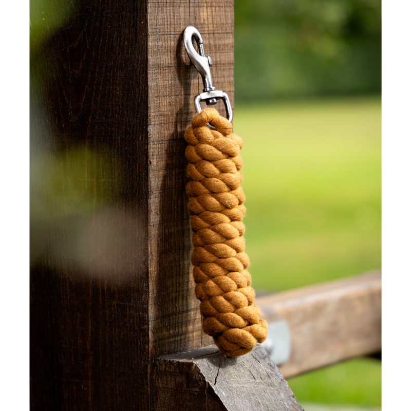 LeMieux Polycotton Leadrope - Ginger-1