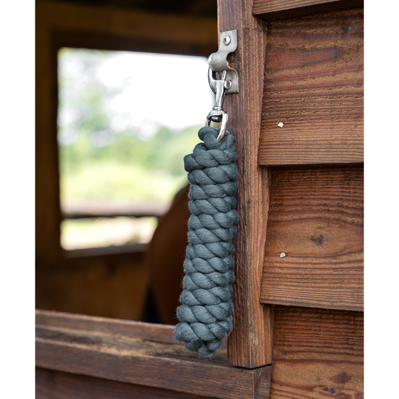 LeMieux Polycotton Leadrope - Petrol-1