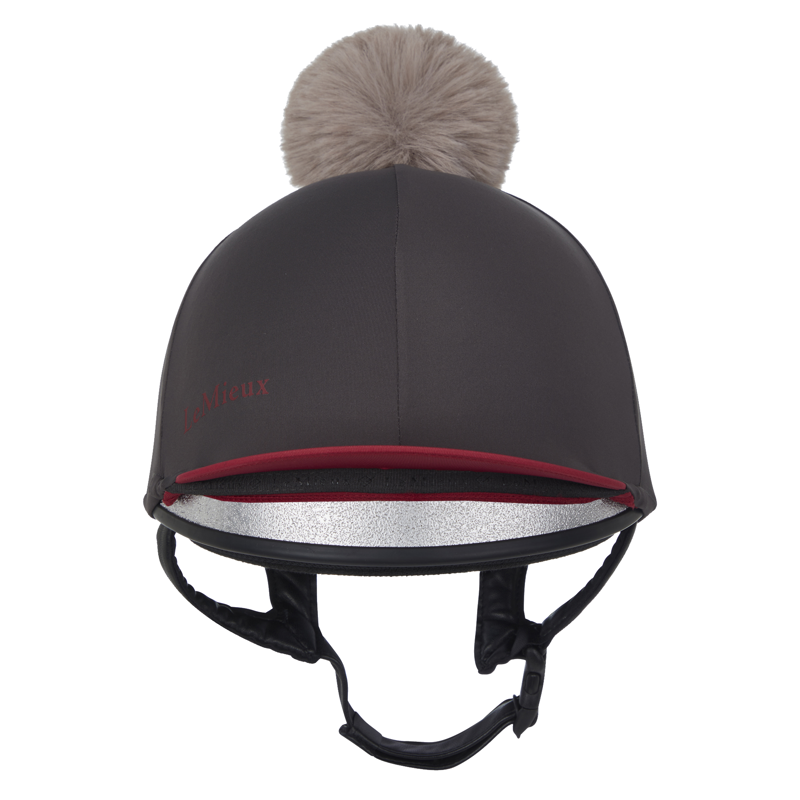 LeMieux Pom Hat Silk - Cinder-1