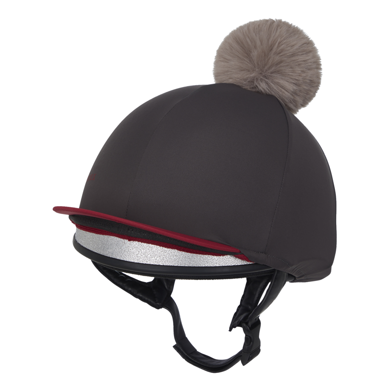 LeMieux Pom Hat Silk - Cinder-2