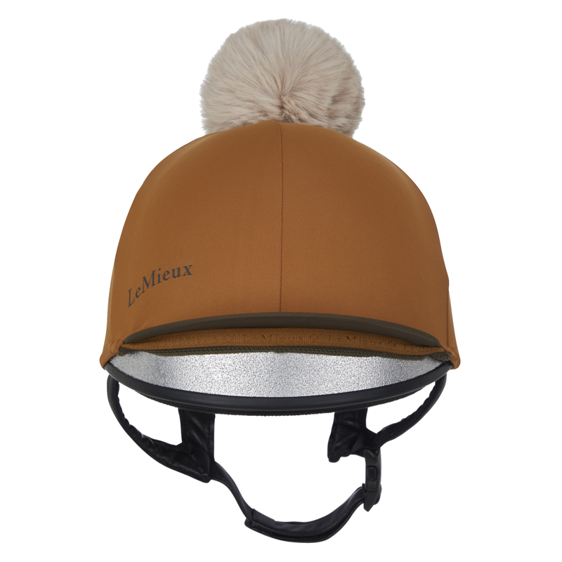 LeMieux Pom Hat Silk - Ginger-1