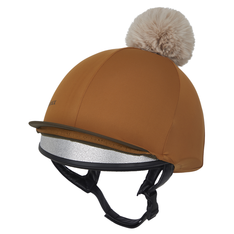 LeMieux Pom Hat Silk - Ginger-2