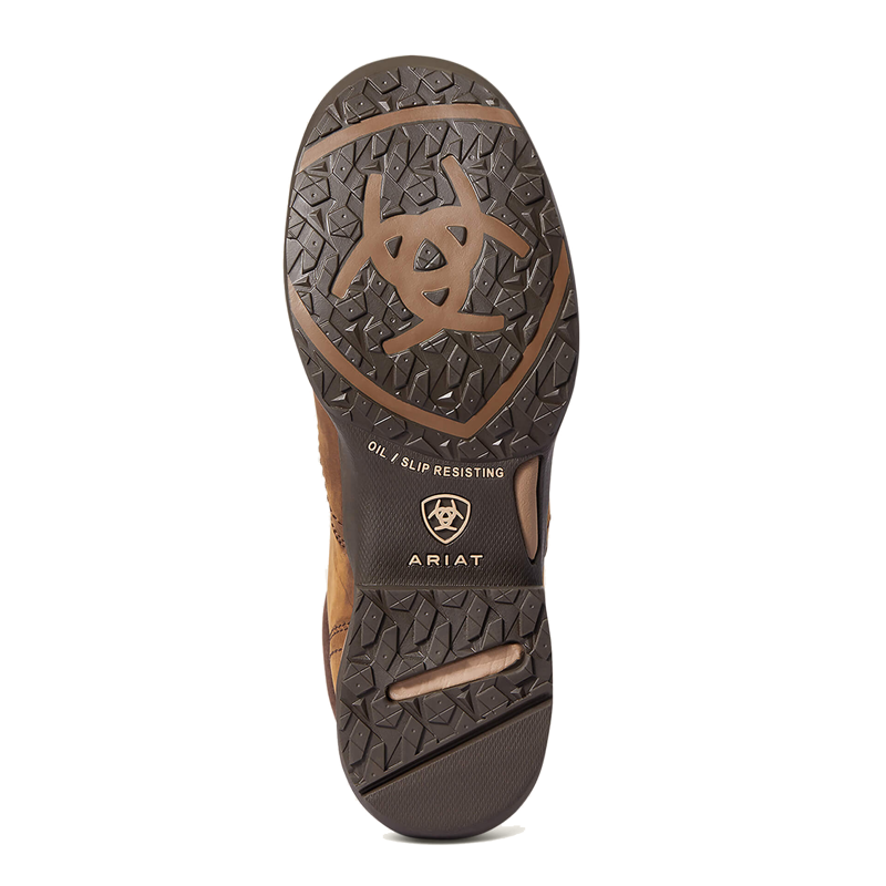 Ariat Women's Anthem Round Toe Lacer Waterproof Boot - Distressed Brown-4