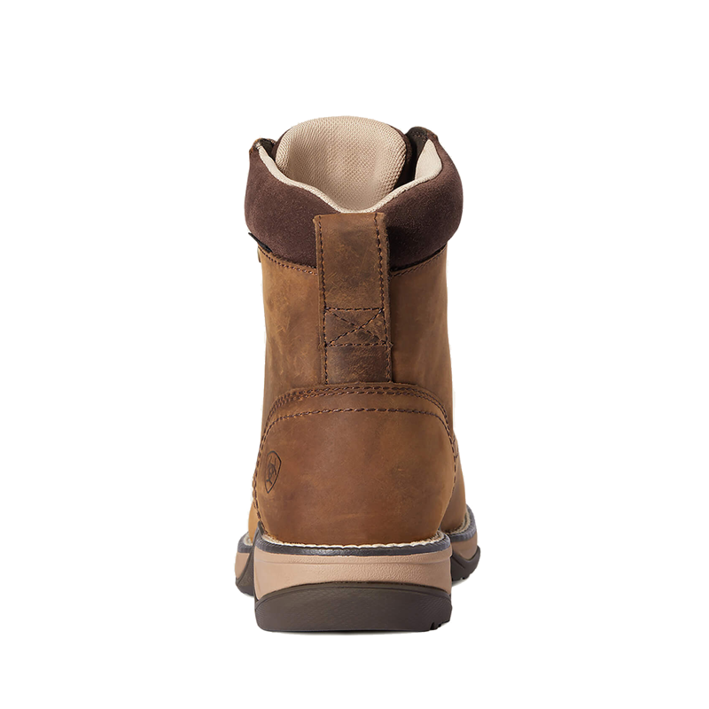 Ariat Women's Anthem Round Toe Lacer Waterproof Boot - Distressed Brown-3