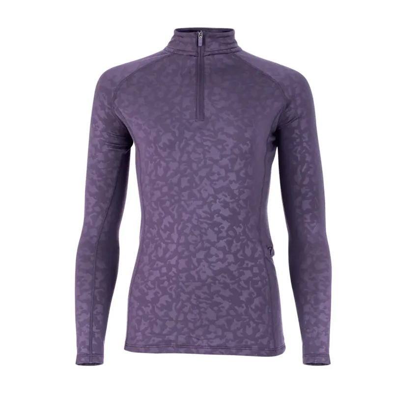 Aubrion Revive Long Sleeve Base Layer - Young Rider - Purple