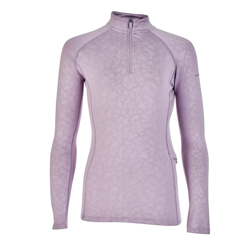 Aubrion Revive Long Sleeve Base Layer - Young Rider - Mauve