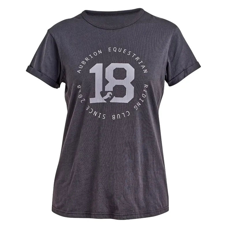 Aubrion Repose T-Shirt - Charcoal