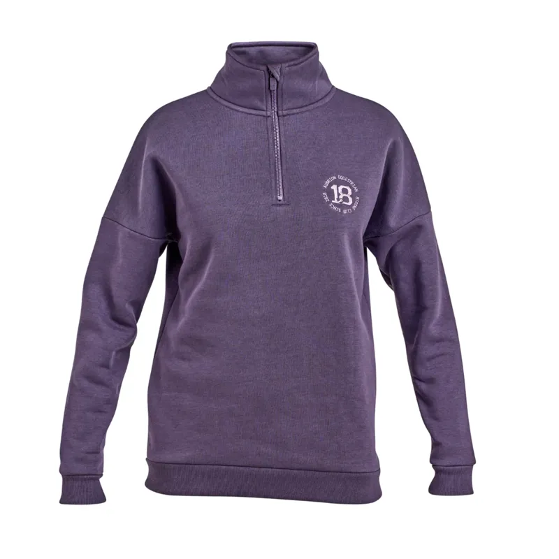 Aubrion Serene Half Zip Sweater - Purple