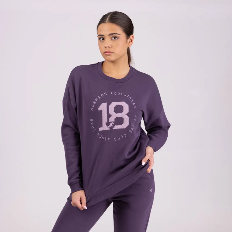 Aubrion Serene Sweatshirt - Purple-1