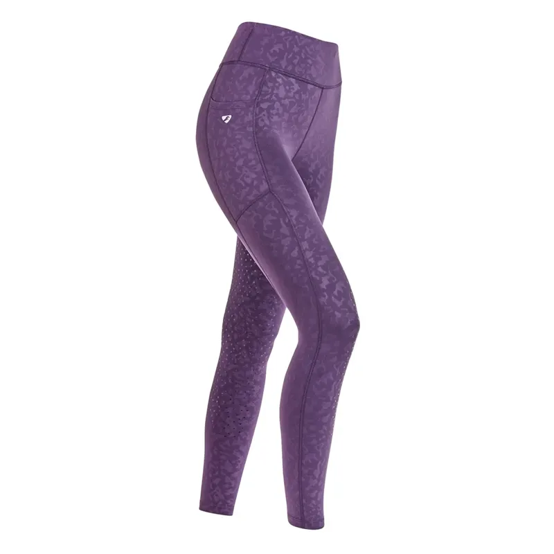 Aubrion Non-Stop Riding Tights - Purple