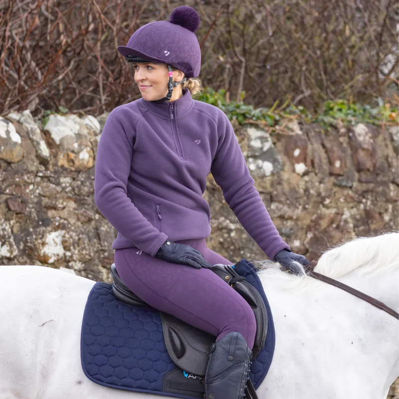 Aubrion Non-Stop Riding Tights - Purple-3