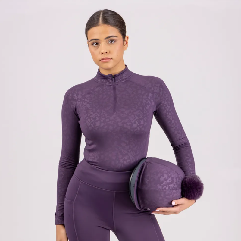 Aubrion Pom Pom Hat Cover - Purple-3