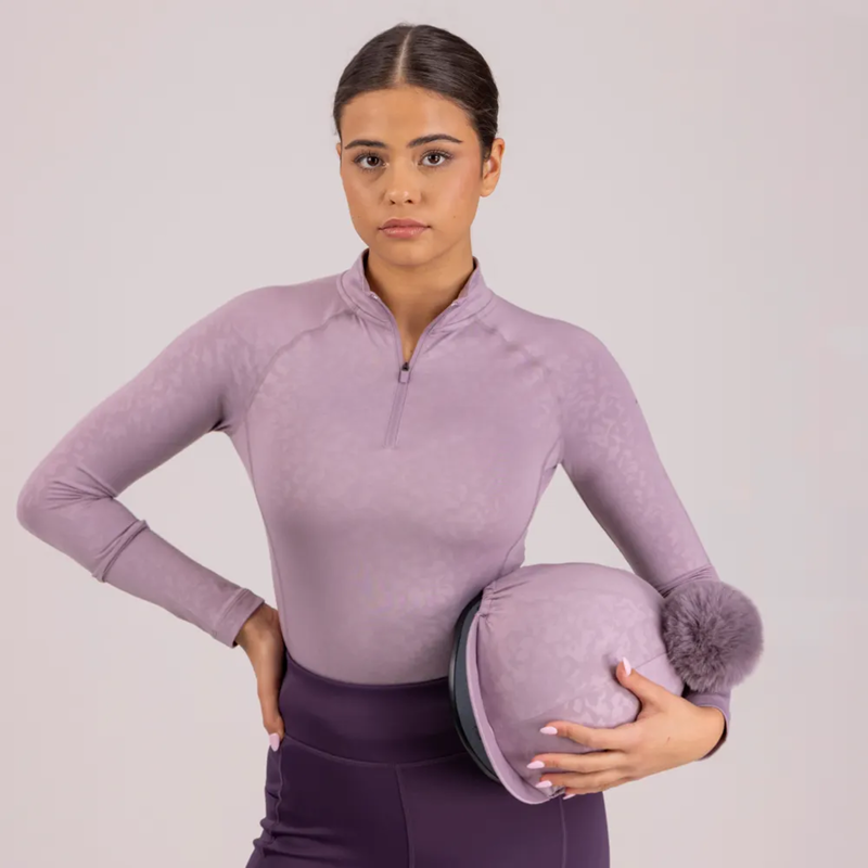 Aubrion Pom Pom Hat Cover - Mauve-1