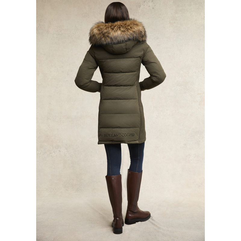 Holland Cooper Team Padded Coat - Khaki-4
