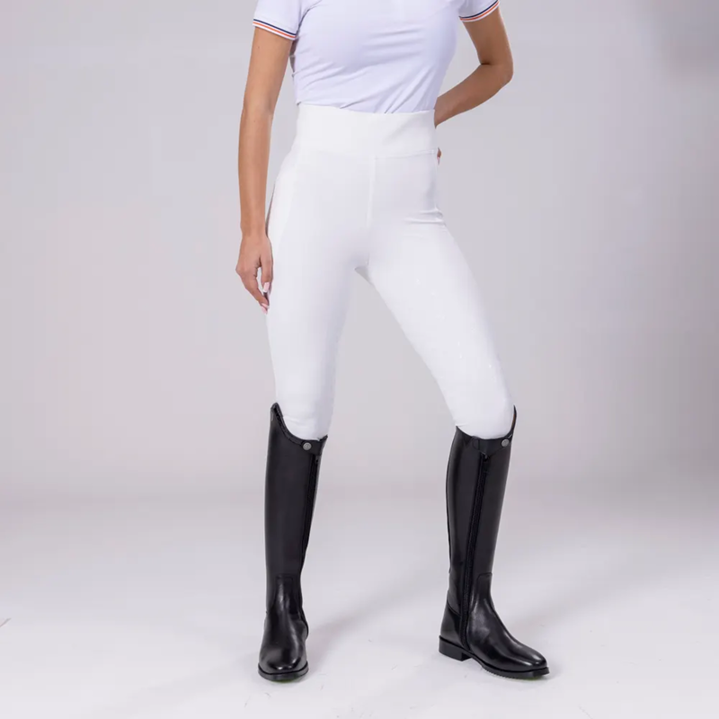 Aubrion Eltar Riding Tights - White-4