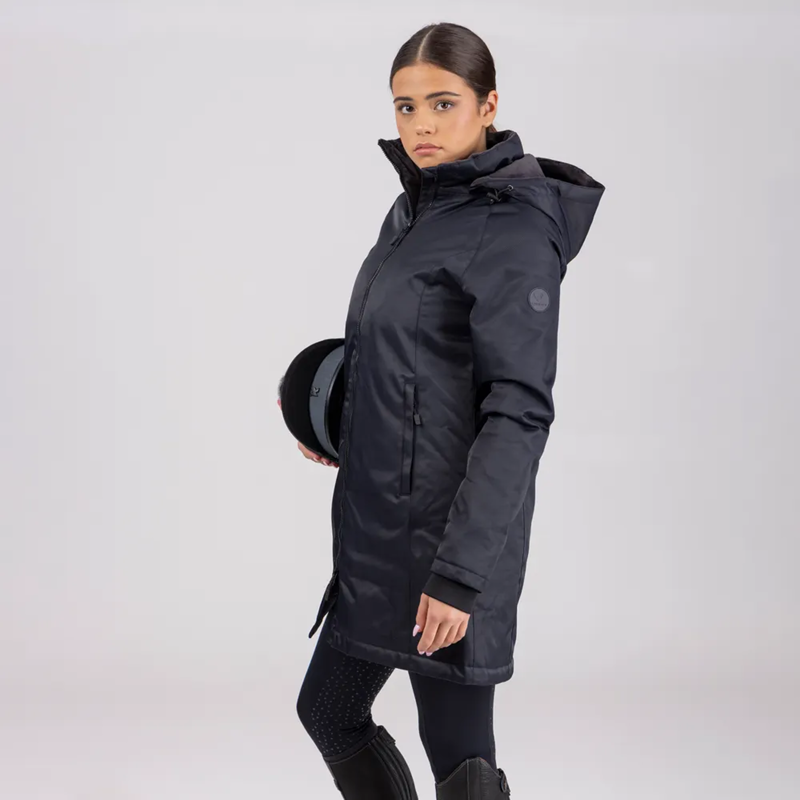 Aubrion Halcyon Mid Length Coat - Charcoal-2