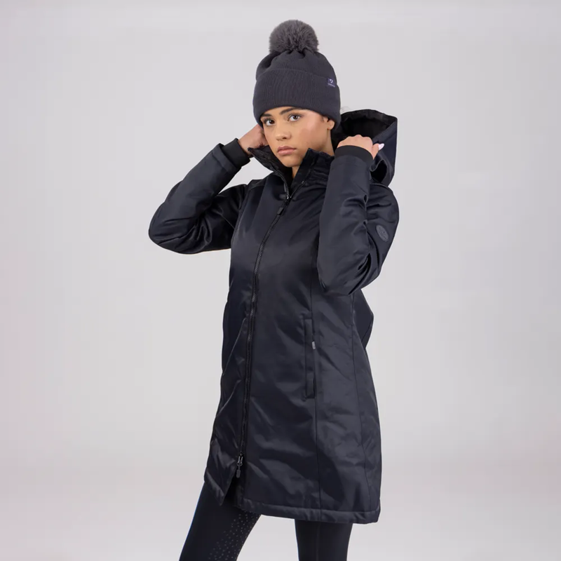 Aubrion Halcyon Mid Length Coat - Charcoal-3