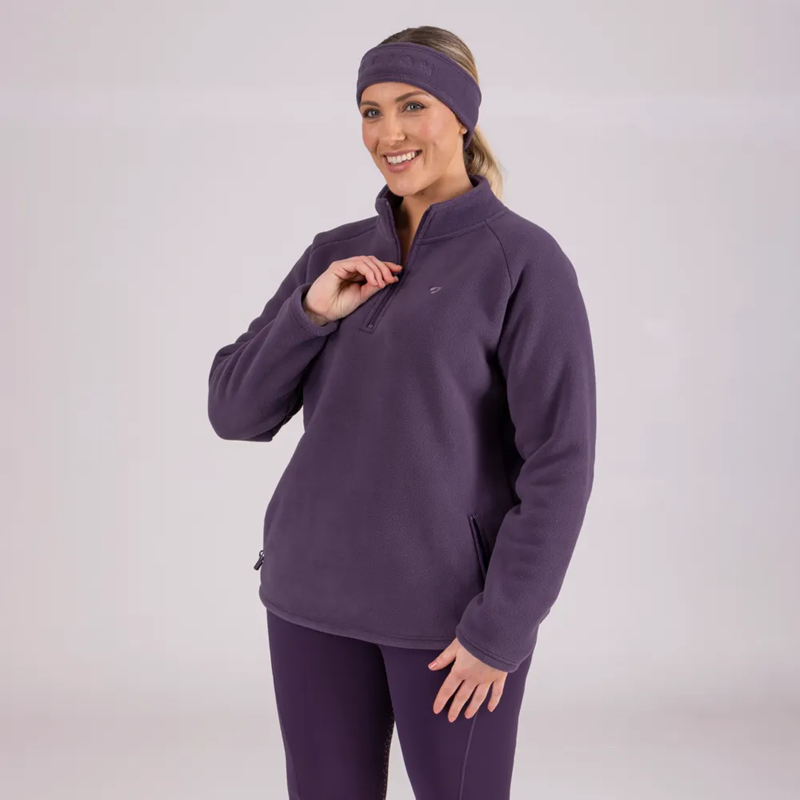 Aubrion Restore Half Zip Fleece - Purple-1
