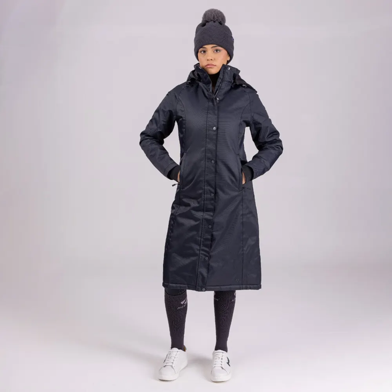 Aubrion Halcyon Long Coat - Charcoal-1