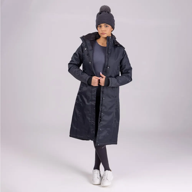 Aubrion Halcyon Long Coat - Charcoal-3