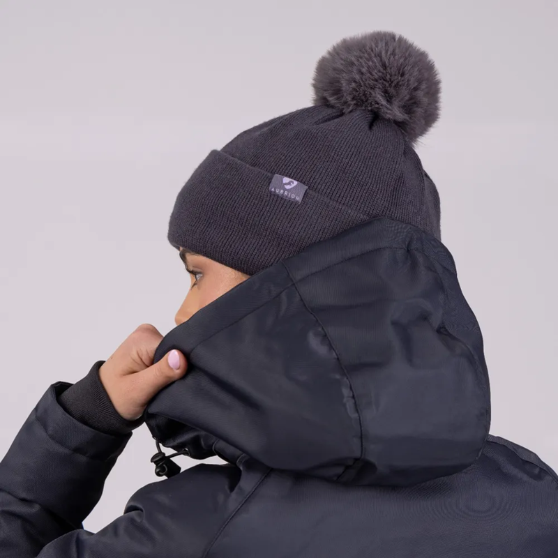 Aubrion Halcyon Long Coat - Charcoal-5