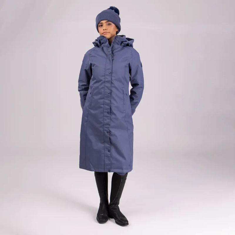 Aubrion Halcyon Long Coat - Blue-1
