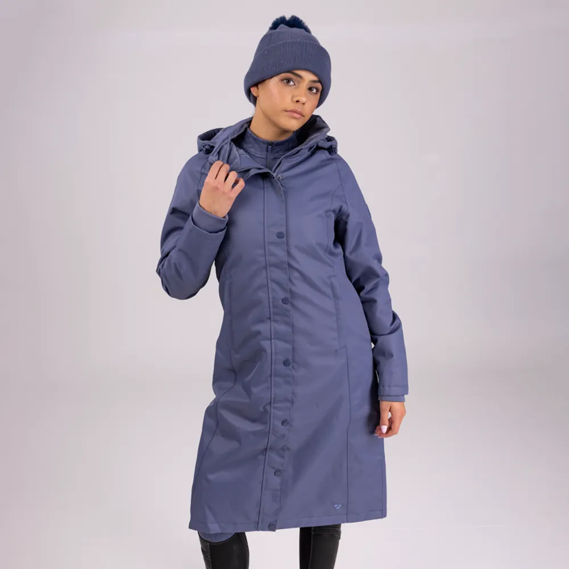 Aubrion Halcyon Long Coat - Blue-2
