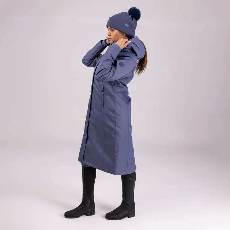 Aubrion Halcyon Long Coat - Blue-3