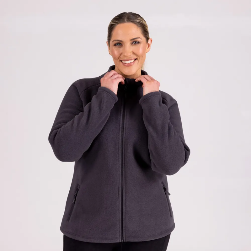 Aubrion Restore Full Zip Fleece - Charcoal-1