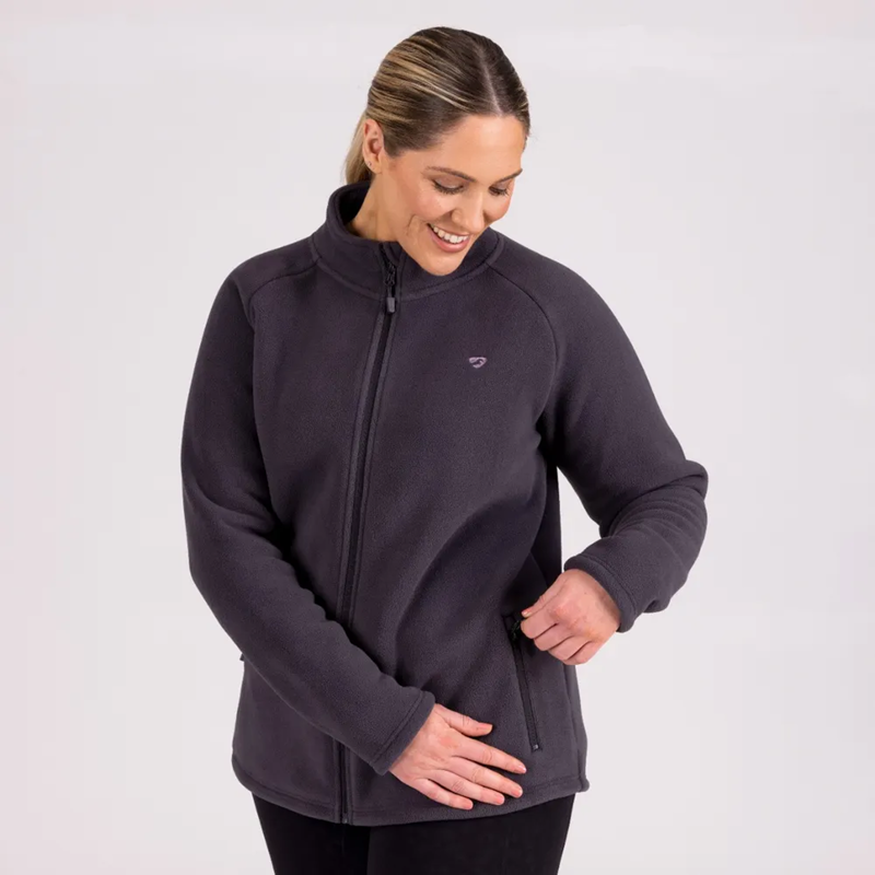 Aubrion Restore Full Zip Fleece - Charcoal-2