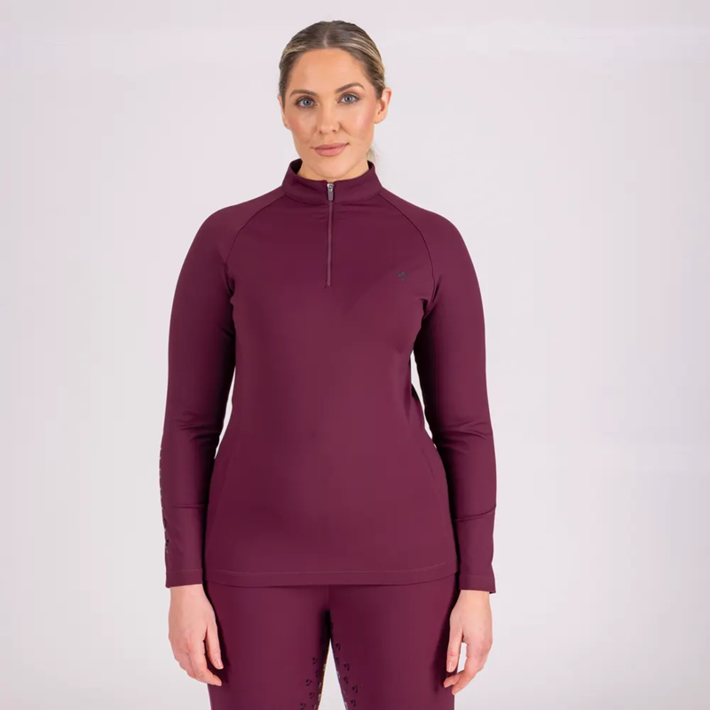 Aubrion Eltar Base Layer - Black Cherry-2