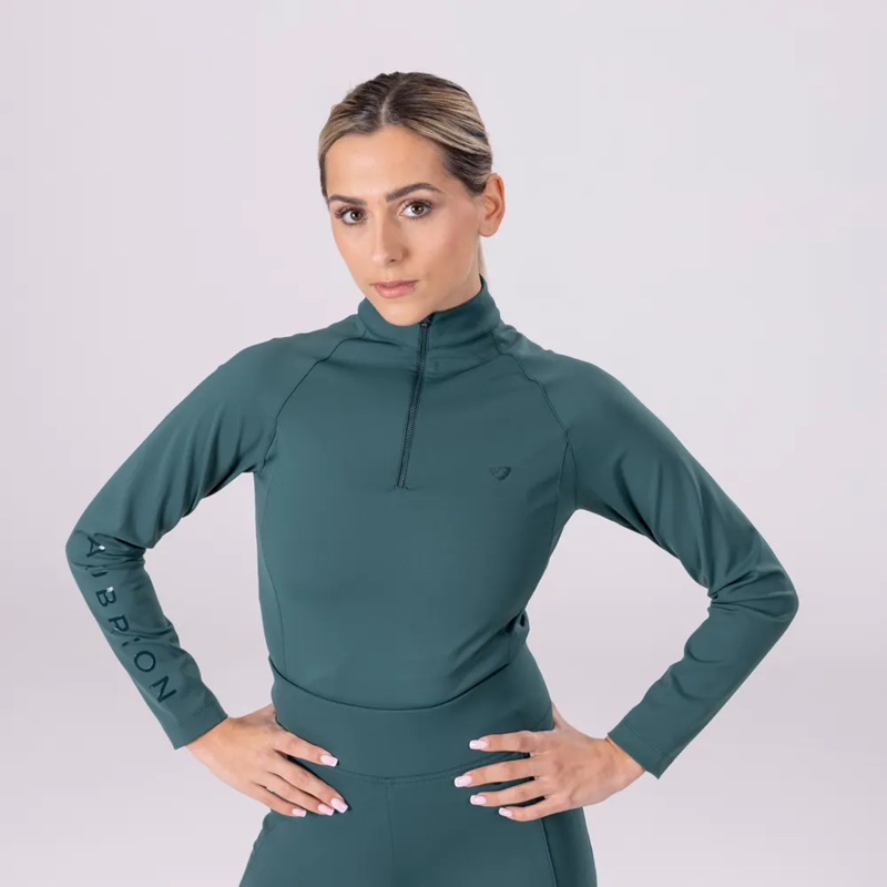 Aubrion Eltar Base Layer - Green-2