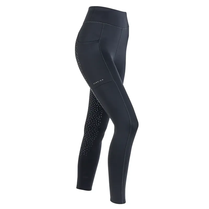 Aubrion Shield Winter Riding Tights - Charcoal