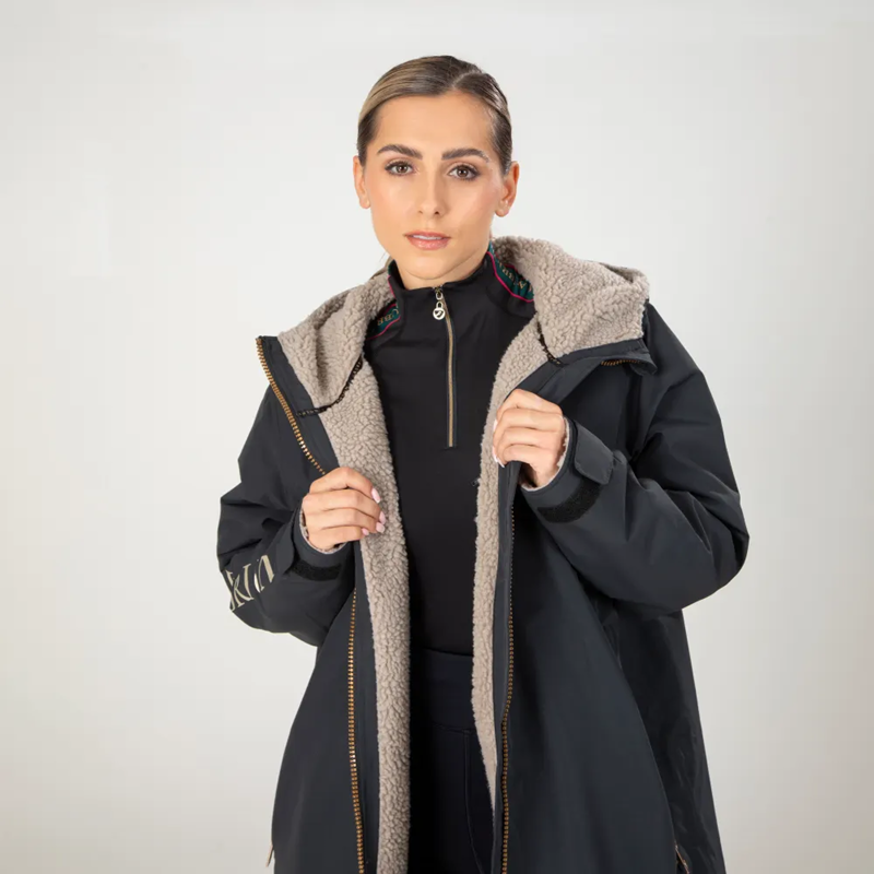 Aubrion Team All Weather Robe - Black-4