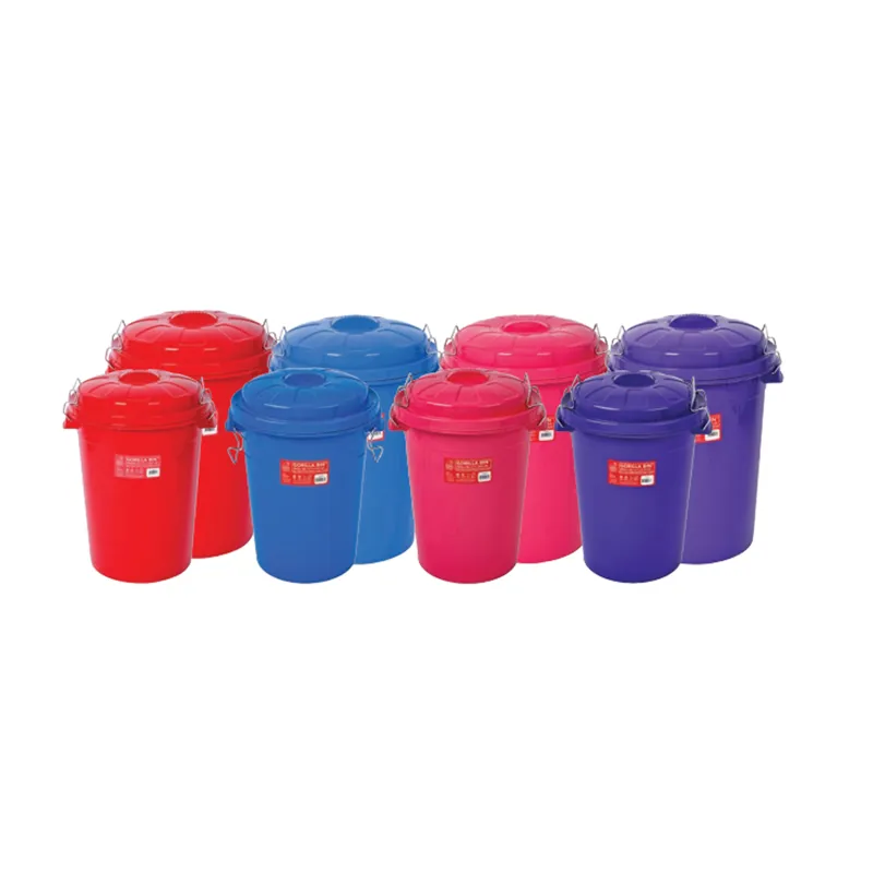 Red Gorilla Bin With Clip Lid - 30L