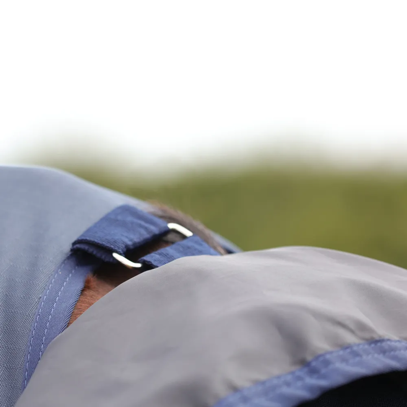 Hy StormX Empra Aqua Shield Fly Rug - Navy/Silver-2