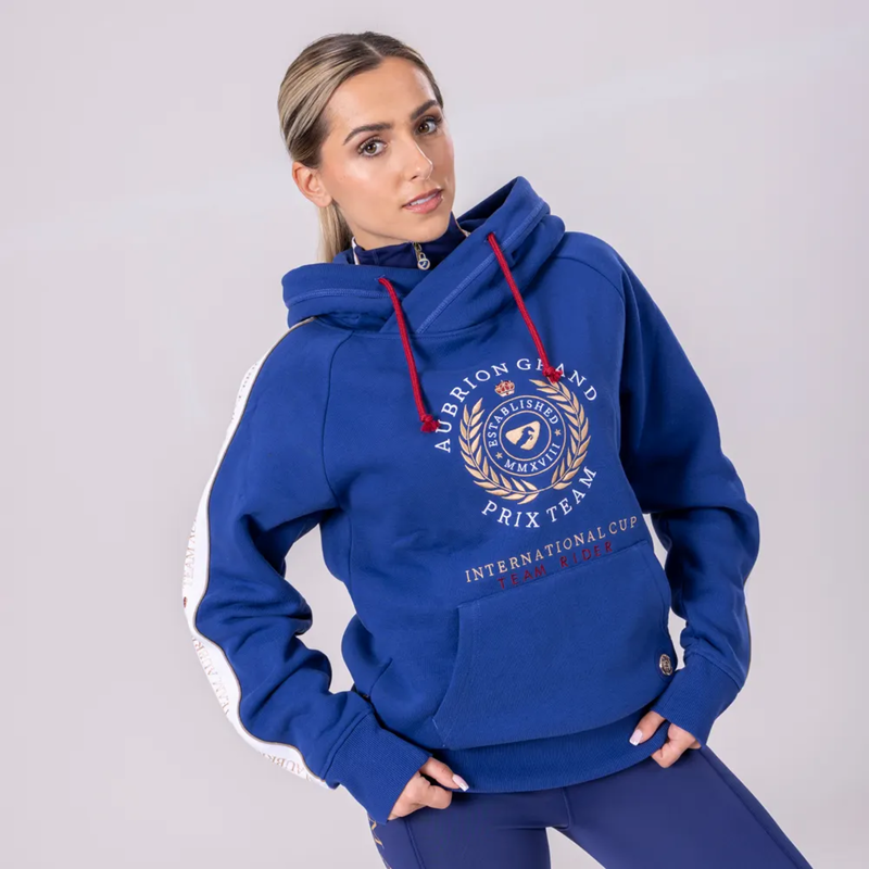 Aubrion Team Hoodie - Navy-1