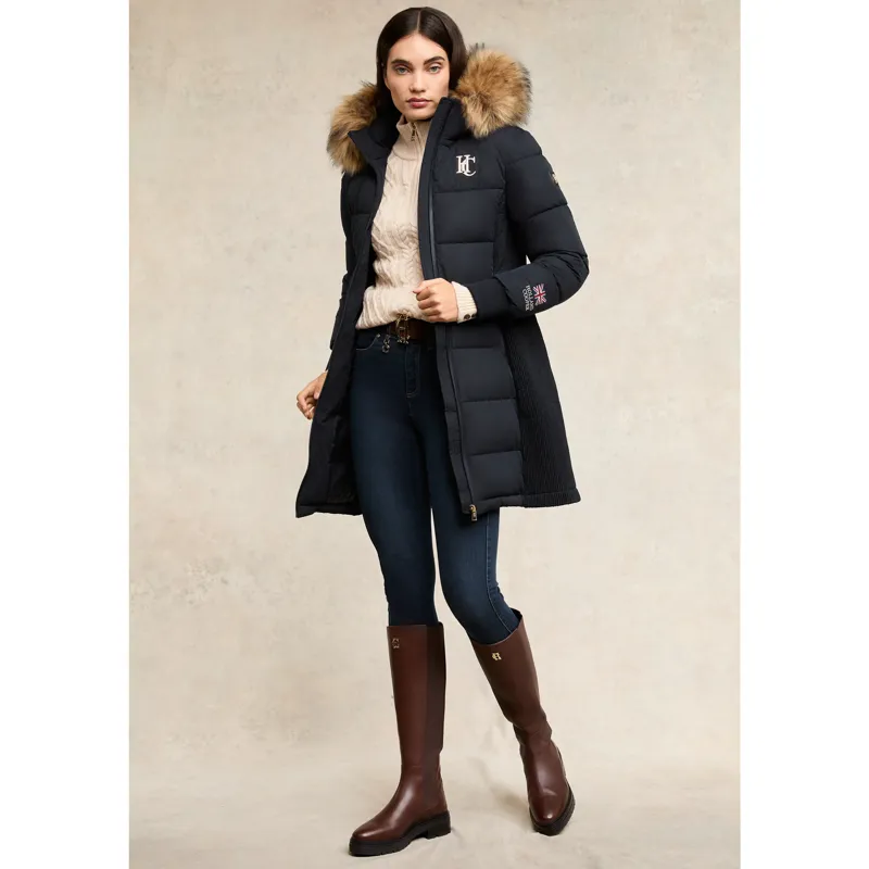 Holland Cooper Team Padded Coat - Ink Navy