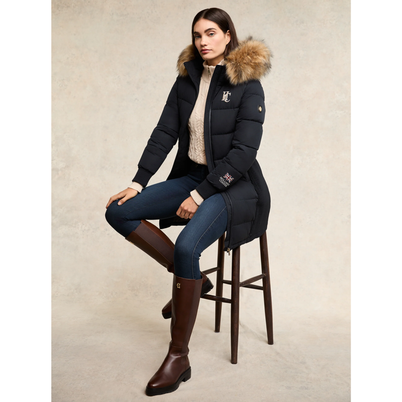 Holland Cooper Team Padded Coat - Ink Navy-2