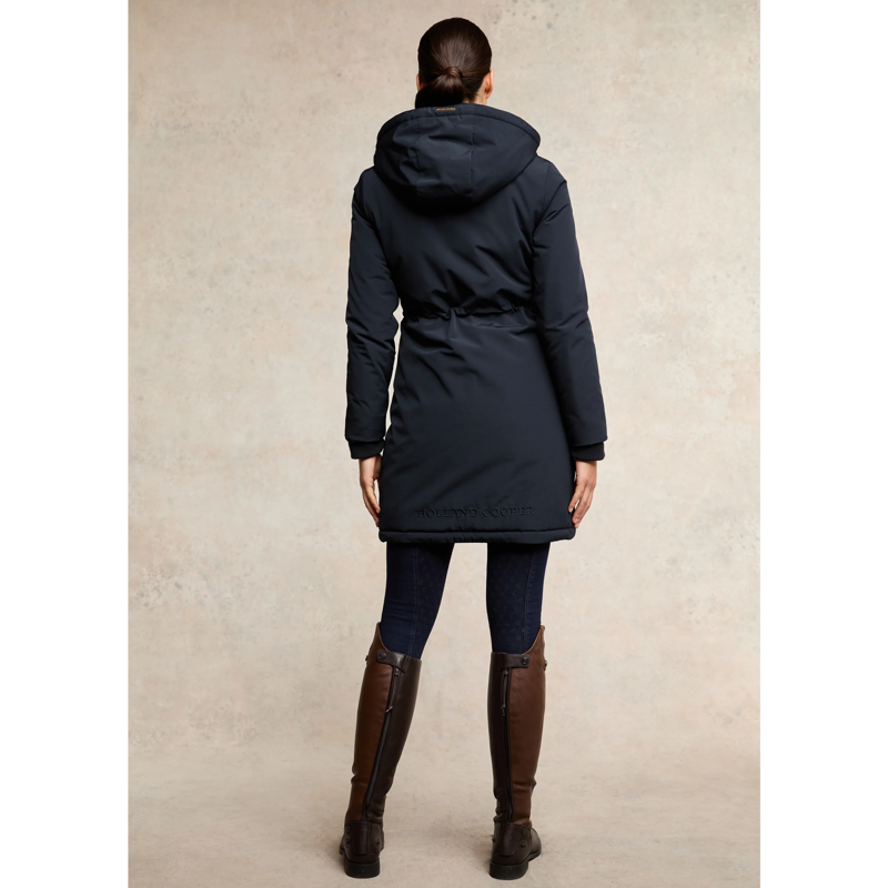 Holland Cooper Team Waterproof Coat - Ink Navy Mono-2