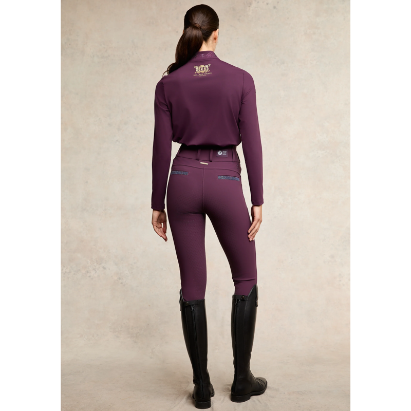 Holland Cooper Crystal Base Layer - Aubergine-2