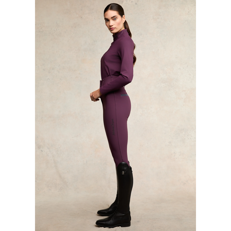 Holland Cooper Crystal Base Layer - Aubergine-3