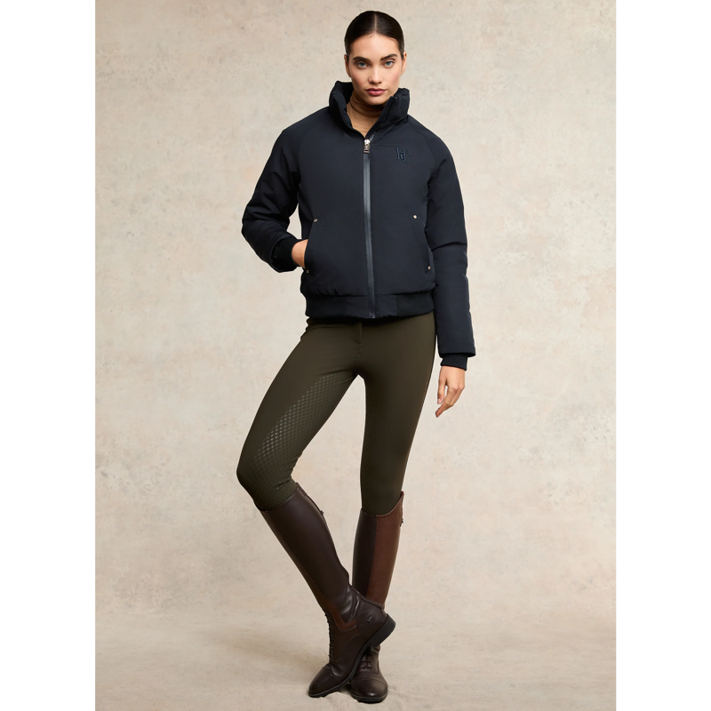 Holland Cooper Team Waterproof Jacket - Ink Navy Mono-1