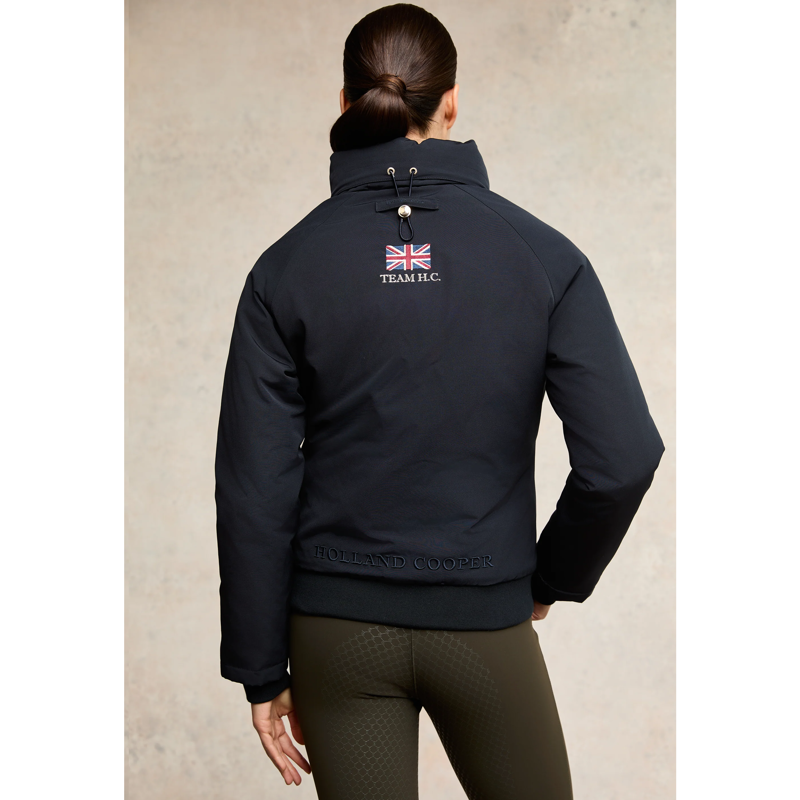 Holland Cooper Team Waterproof Jacket - Ink Navy Mono-2