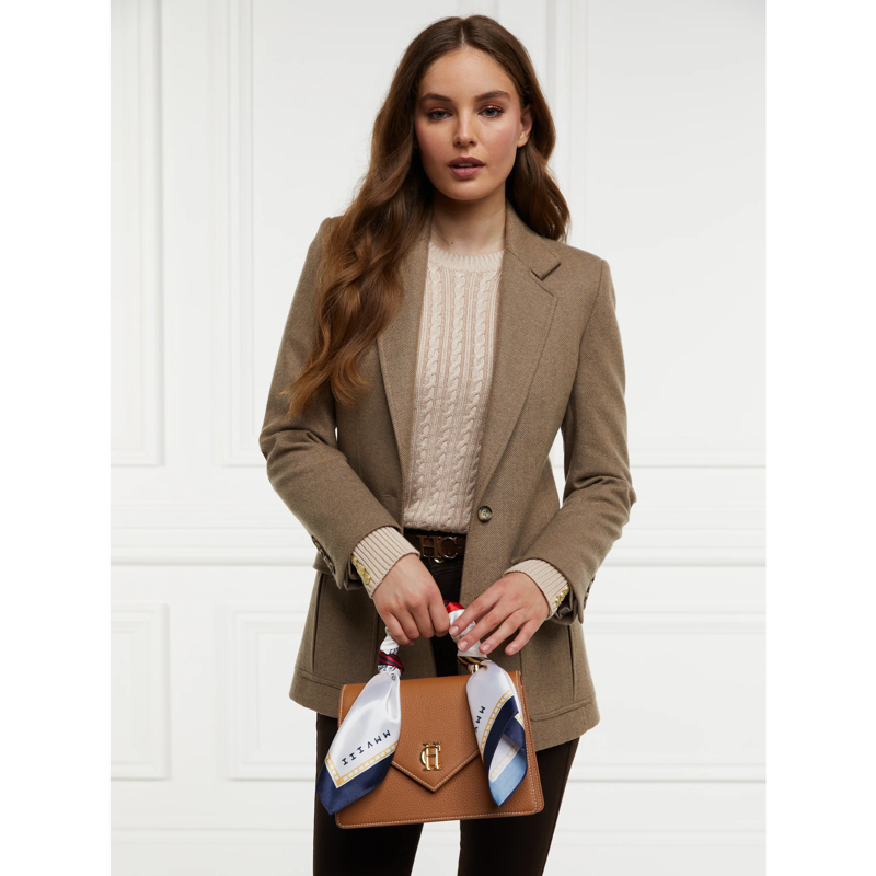 Holland Cooper Seattle Cable Crew Knit - Oatmeal-4