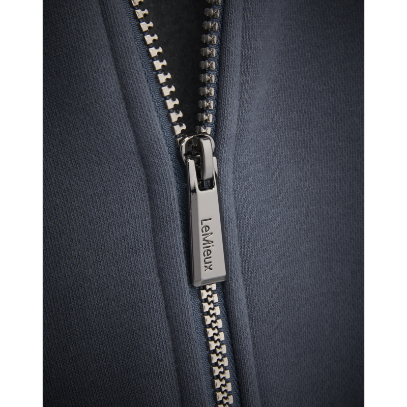 LeMieux Ladies Elle Zip Through Hoodie - Petrol-4