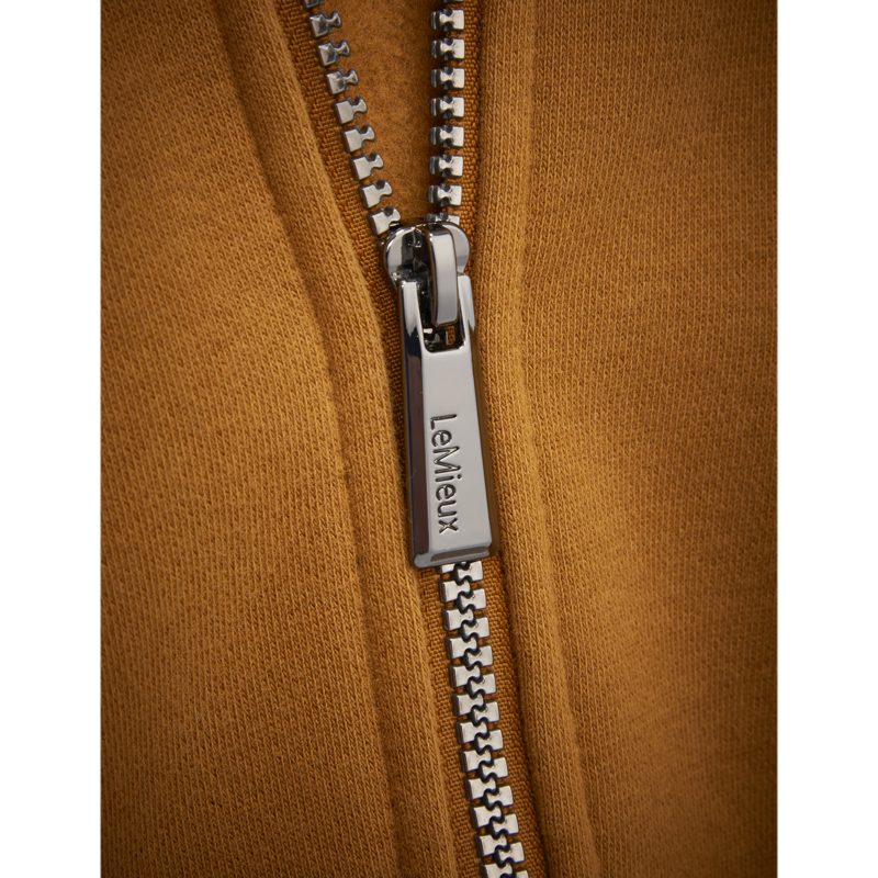 LeMieux Ladies Elle Zip Through Hoodie - Ginger-4