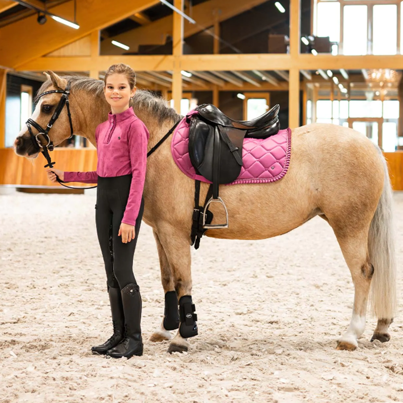 QHP Saddlepad Lissie All Purpose - Popping-3
